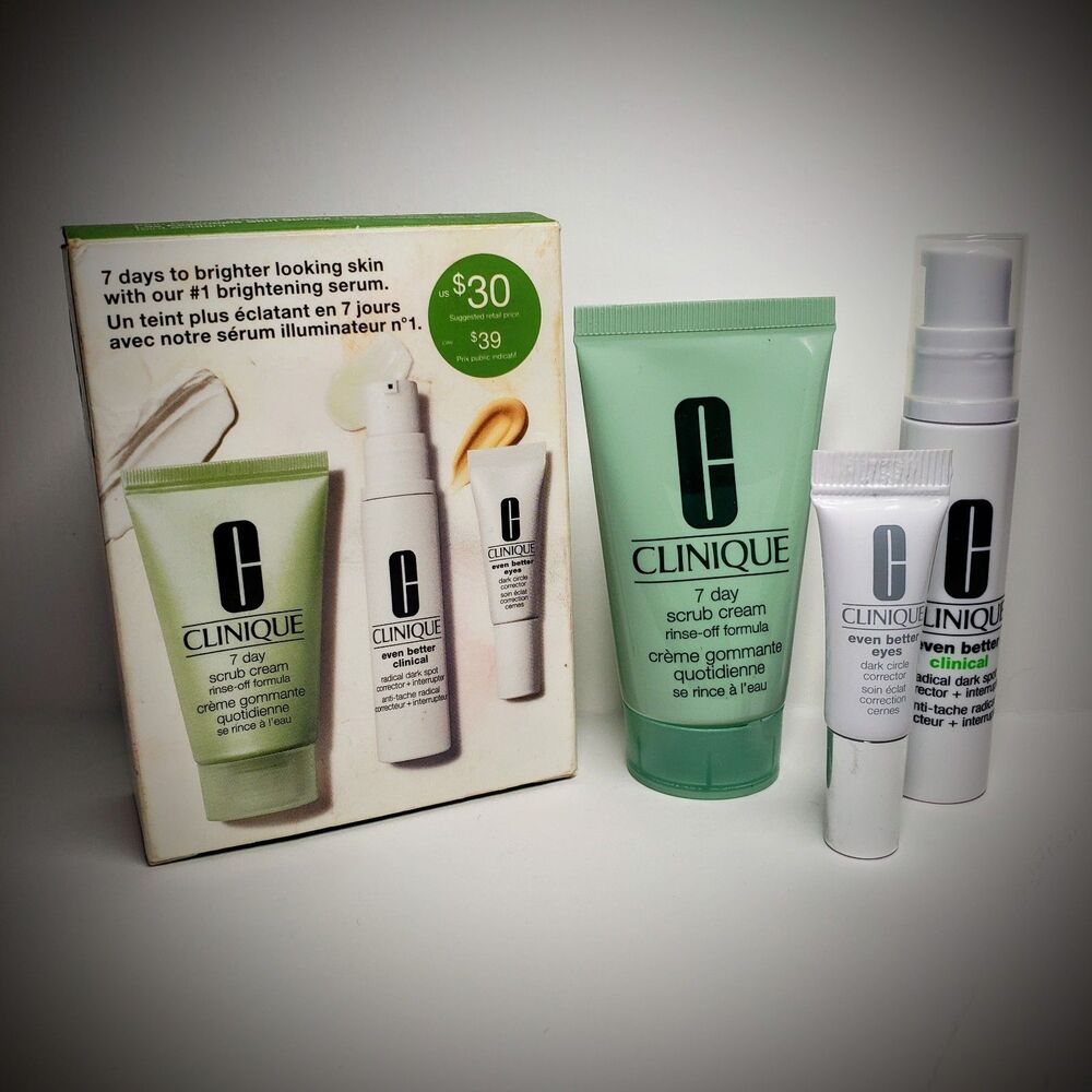 Clinique Skin School Supplies Skincare Set 7 Days to Brighter Skin